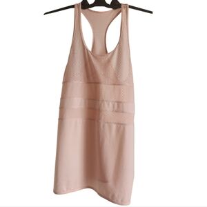 Lorna‎ Jane Mesh Pink Racerback Tank Top size M